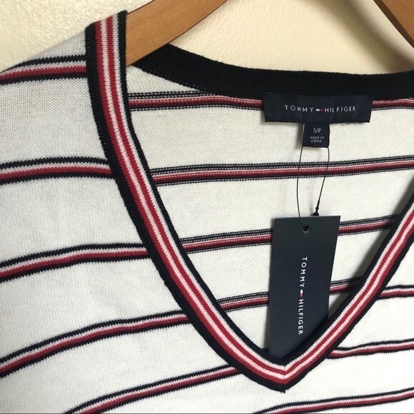 Tommy Hilfiger Stripe Knit Blouse NWT Size Small - Picture 8 of 11